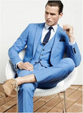 Nueva moda guapo gris oscuro traje de hombre traje de novio trajes de boda para los mejores hombres Slim Fit novio esmoquin para hombre (chaqueta + chaleco + pantalón)