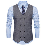 HEFLASHOR 2019 3Pc (chaqueta + chaleco + pantalón) Vestido de negocios masculino Cultivar traje de primavera Traje de oficina informal sólido Trajes de boda