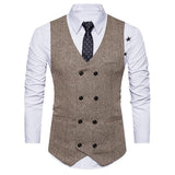 HEFLASHOR 2019 3Pc (chaqueta + chaleco + pantalón) Vestido de negocios masculino Cultivar traje de primavera Traje de oficina informal sólido Trajes de boda