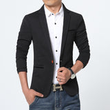 FGKKS Recién llegado Hombres de lujo Blazer Nueva marca de moda de primavera Algodón de alta calidad Slim Fit Hombres Traje Terno Masculino Blazers Hombres