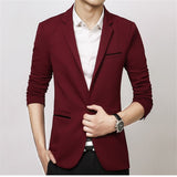 FGKKS Recién llegado Hombres de lujo Blazer Nueva marca de moda de primavera Algodón de alta calidad Slim Fit Hombres Traje Terno Masculino Blazers Hombres