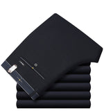 Icpans Pantalones de traje para hombre Pantalones de vestir de verano para hombre Oficina de negocios recta Pantalones formales para hombre Pantalones clásicos de gran tamaño Hombre