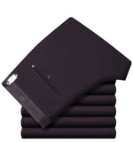 Icpans Pantalones de traje para hombre Pantalones de vestir de verano para hombre Oficina de negocios recta Pantalones formales para hombre Pantalones clásicos de gran tamaño Hombre