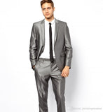 Padrinos de boda Negro pico solapa novio esmoquin burdeos traje de hombre boda mejor hombre (chaqueta + pantalones + corbata) trajes de alta calidad
