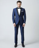 Padrinos de boda Negro pico solapa novio esmoquin burdeos traje de hombre boda mejor hombre (chaqueta + pantalones + corbata) trajes de alta calidad